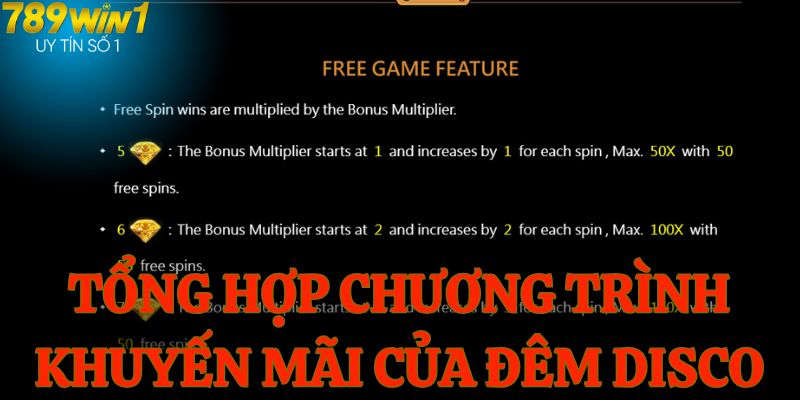 Tổng hợp chương trình khuyến mãi của đêm disco