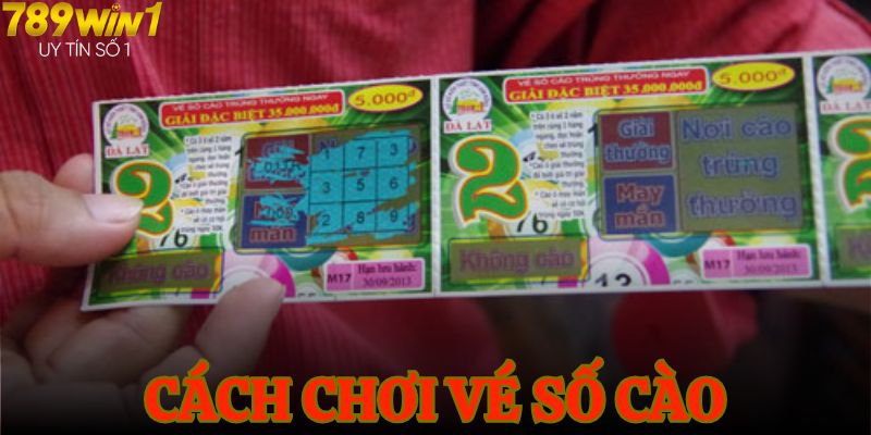 Cách chơi vé số cào